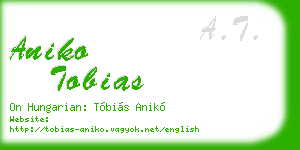aniko tobias business card
